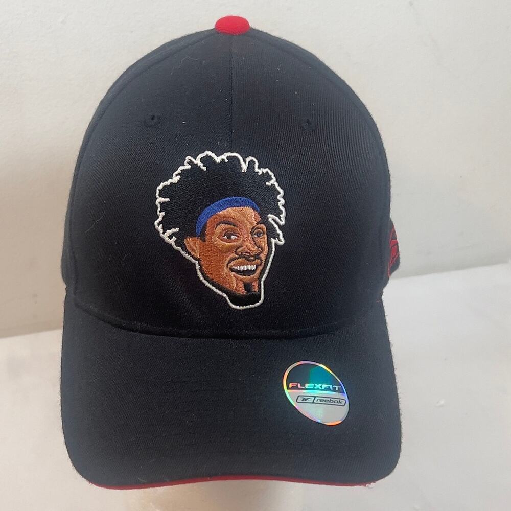 Vintage Y2K Reebok Detroit Pistons Ben Wallace 3 Face Basketball Hat Flexfit